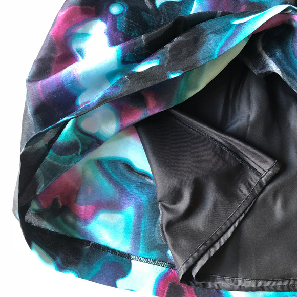 REDUCED Kensie Fit & Flare, Blue Pink Multi, sz M - Picture 4 of 7